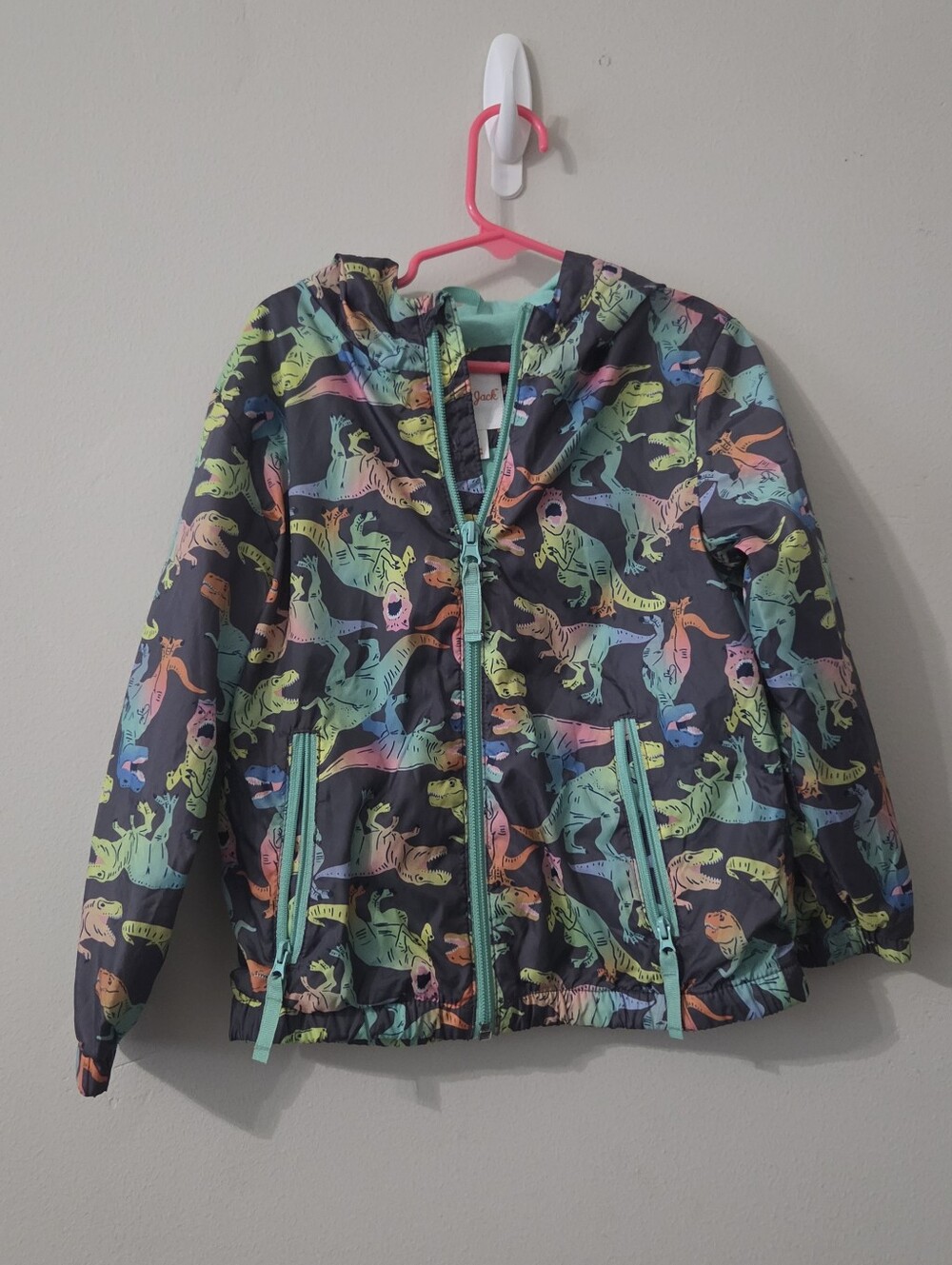 Cat & Jack Dinosaur Windbreaker Jacket 5T